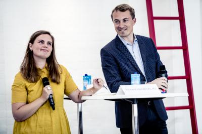Mai Villadsen og Morten Messerschmidt