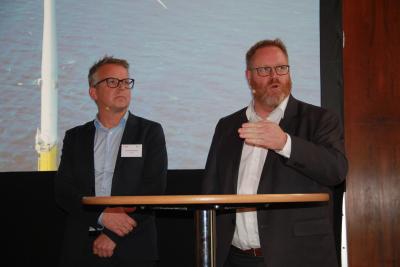 Michael Simmelsgaard, VP Head of Offshore, Vattenfall og Morten Pilgaard Rasmussen, Global Head of Technology, Siemens Gamesa