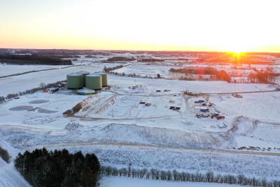 SBS-Kliplev-biogasanlægget nær Aabenraa bliver et af verdens største og vil kunne producere endnu mere gas end de planlagte 41 mio. kubikmeter om året med et nyt støttesystem