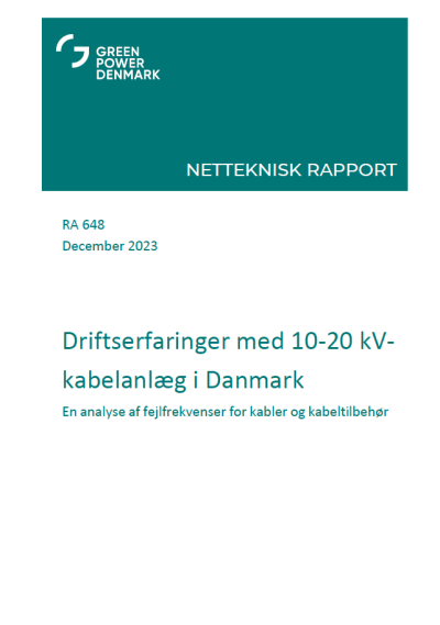 Driftserfaringer med 10-20 kV-kabelanlæg I Danmark (RA648)