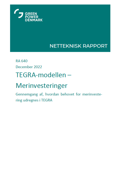 RA640 TEGRA-modellen - Merinvesteringer