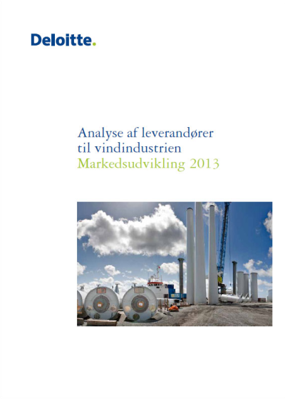 Udgivelse - Analyse af leverandører til vindmølleindustrien 2014