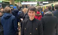 analysechef Sara Vad Sørensen fra Danfoss på Narodowy Metrostation i Warszawa 