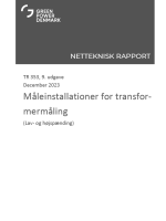 Måleinstallationer for transformermåling (TR353)